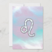 Leo Zodiac Sign auf Pastels Nacre Style Print (Vorderseite)