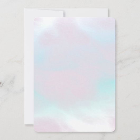 Leo Zodiac Sign auf Pastels Nacre Style Print (Rückseite)