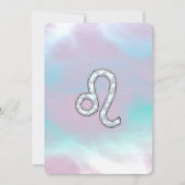 Leo Zodiac Sign auf Pastels Nacre Style Print (Vorderseite)