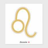 Leo Zodiac Sign Aufkleber (Blatt)