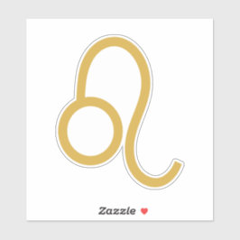 Leo Zodiac Sign Aufkleber