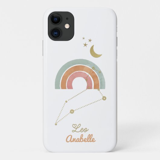 Leo Zodiac Sign Case-Mate iPhone Hülle (Rückseite)