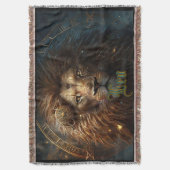 Leo Zodiac Sign Decke (Vorderseite Vertikal)