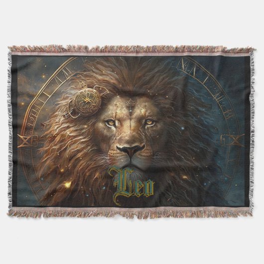 Leo Zodiac Sign Decke (Vorderseite)