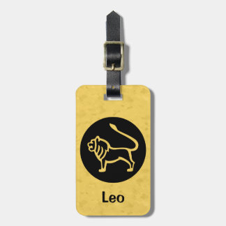 Leo Zodiac Sign Gepäckanhänger