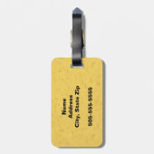 Leo Zodiac Sign Gepäckanhänger (Rückseite vertikal)