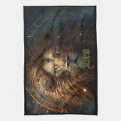 Leo Zodiac Sign Geschirrtuch (Vertikal)
