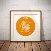 Leo, Zodiac Sign, Horoscope, Astrology Fotodruck