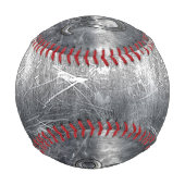 Leo Zodiac Sign in Industrial Style Baseball (Rückseite)