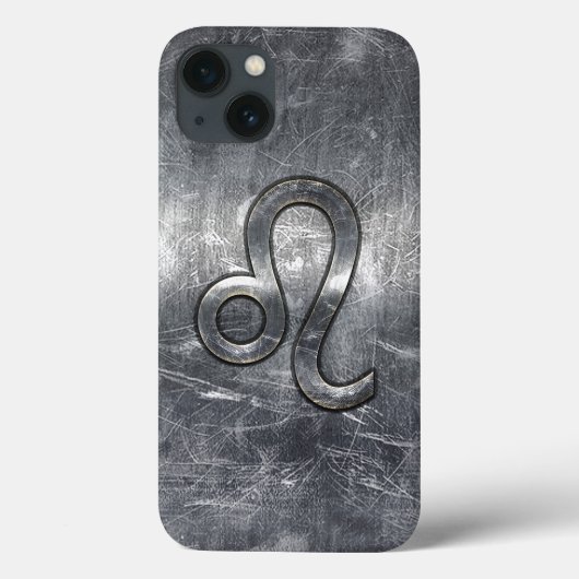 Leo Zodiac Sign in Industrial Style Case-Mate iPhone Hülle (Rückseite)
