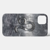 Leo Zodiac Sign in Industrial Style Case-Mate iPhone Hülle (Rückseite (Horizontal))