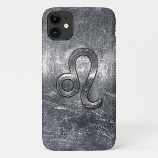 Leo Zodiac Sign in Industrial Style Case-Mate iPhone Hülle (Rückseite)