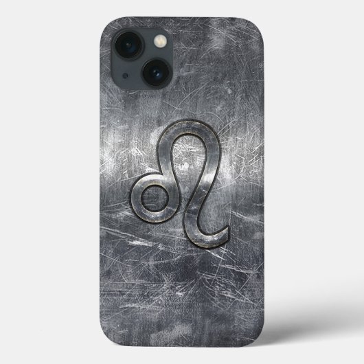 Leo Zodiac Sign in Industrial Style Case-Mate iPhone Hülle (Rückseite)