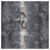 Leo Zodiac Sign in Industrial Style Stoff (Nahaufnahme)