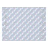 Leo Zodiac Sign in Mother Pearl Style Print Tischdecke (Vorderseite (Horizontal))