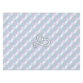 Leo Zodiac Sign in Mother Pearl Style Print Tischdecke (Vorderseite (Horizontal))