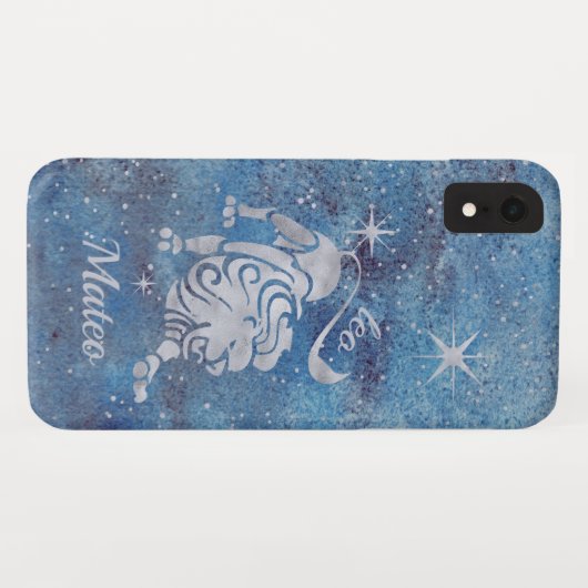 Leo Zodiac Sign iPhone XR Fall Case-Mate iPhone Hülle (Rückseite (Horizontal))