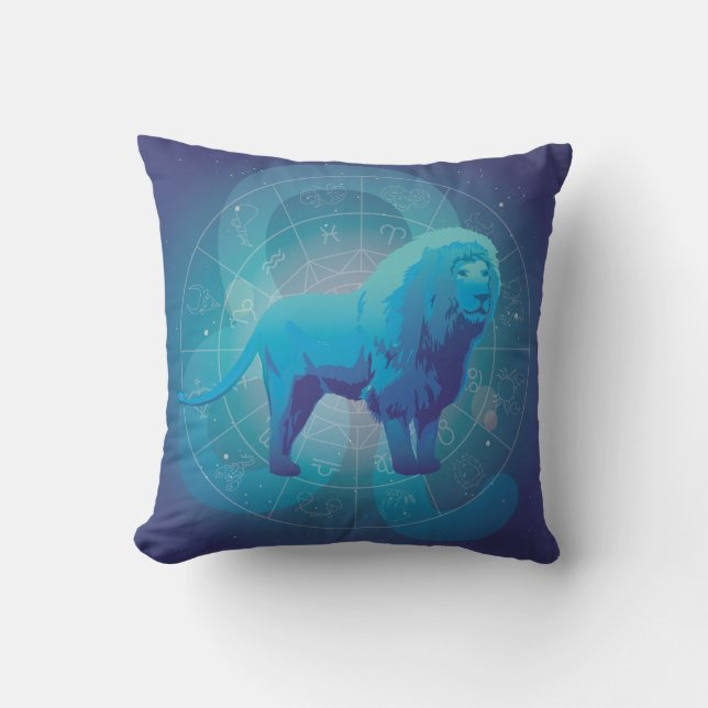 Leo Zodiac Sign Kissen (Vorderseite)