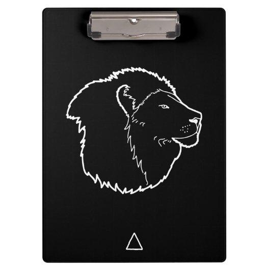 Leo Zodiac Sign -  Klemmbrett (Vorderseite)