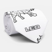 Leo Zodiac Sign Krawatte (Gerollt)