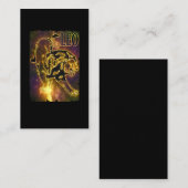 Leo Zodiac Sign Lion Birthday Juli August Visitenkarte (Vorne/Hinten)