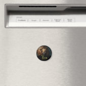 Leo Zodiac Sign Magnet (In Situ (Geschirrspüler))