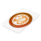 Leo Zodiac Sign Magnet (Linke Seite)