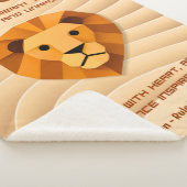 Leo Zodiac Sign Modern 3D Astrology Design Sherpadecke (3/4)