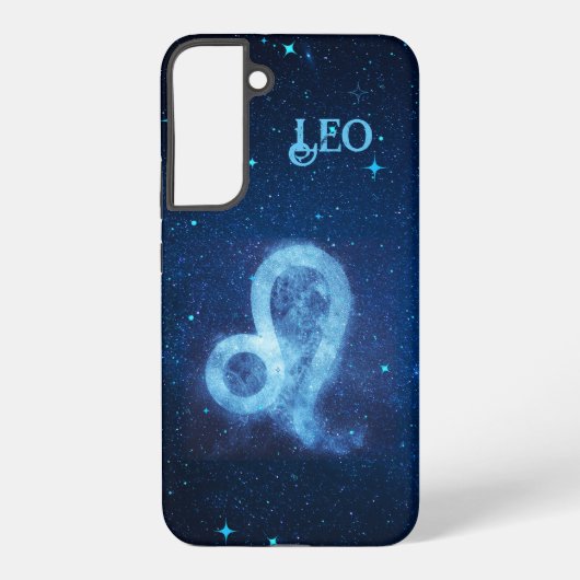 Leo Zodiac Sign Phone Case Samsung Galaxy Hülle (Rückseite)