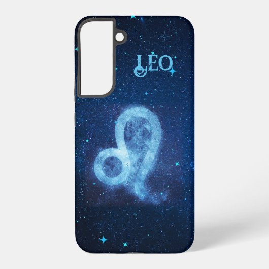 Leo Zodiac Sign Phone Case Samsung Galaxy Hülle (Rückseite)