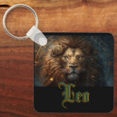 Leo Zodiac Sign Schlüsselanhänger (Vorderseite)