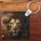Leo Zodiac Sign Schlüsselanhänger (Rückseite)