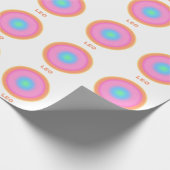 Leo Zodiac Sign Stylish Gradient Geschenkpapier (Ecke)