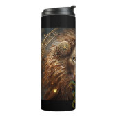 Leo Zodiac Sign Thermosbecher (Nach links gedreht)