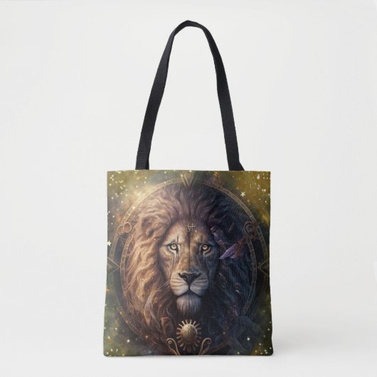 Leo Zodiac Sign Watercolor Design Tasche (Vorderseite)