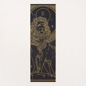 Leo Zodiac Sign Yoga Mat Yogamatte (Vorderseite)