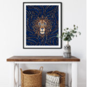 Leo Zodiac Sign | Zodiac Digital Print Poster