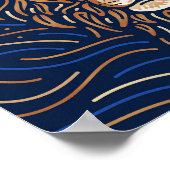 Leo Zodiac Sign | Zodiac Digital Print Poster (Ecke)