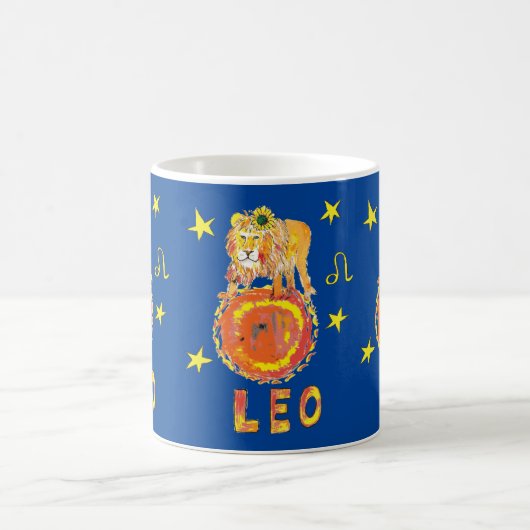 Leo zodiac signiert Kaffeemaschine Tasse (Mittel)