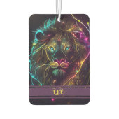 Leo Zodiac Signs Celestial Air Freshener Autolufterfrischer (Rückseite)