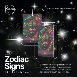 Leo Zodiac Signs Celestial Air Freshener Autolufterfrischer