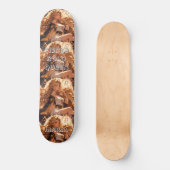 Leo Zodiac Skateboard Personalized Astrology Gift (Vorderseite)