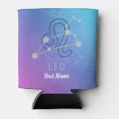Leo Zodiac Star Sign Horoskop Constellation Dosenkühler (Vorderseite)