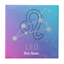 Leo Zodiac Star Sign Horoskop Constellation Fliese
