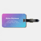 Leo Zodiac Star Sign Horoskop Constellation Gepäckanhänger (Rückseite horizontal)