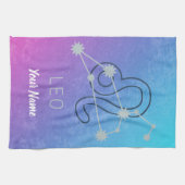 Leo Zodiac Star Sign Horoskop Constellation Geschirrtuch (Horizontal)