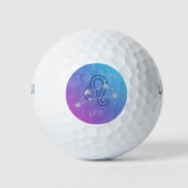 Leo Zodiac Star Sign Horoskop Constellation Golfball (Vorderseite)