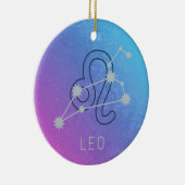 Leo Zodiac Star Sign Horoskop Constellation Keramik Ornament (Rechts)