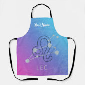 Leo Zodiac Star Sign Horoskop Constellation Schürze (Vorderseite)