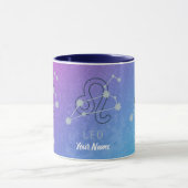 Leo Zodiac Star Sign Horoskop Constellation Tasse (Zentrum)